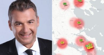 Κάθετη πτώση του δείκτη νοημοσύνης της χώρας μετά την επιστροφή του Γιώργου Λιάγκα στην τηλεόραση καταγράφει νέος χάρτης