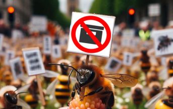 Ξεχωριστή διαμαρτυρία πραγματοποίησαν στην Κυψέλη οι μέλισσες της χώρας